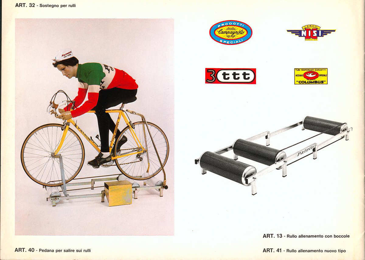 Rulli per bicicletta prodotti e venduti da Umberto Patelli.