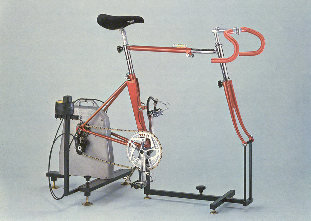 Il Ciclomaster inventato da Oliviero Gallegati. Foto dal catalogo del 1986.