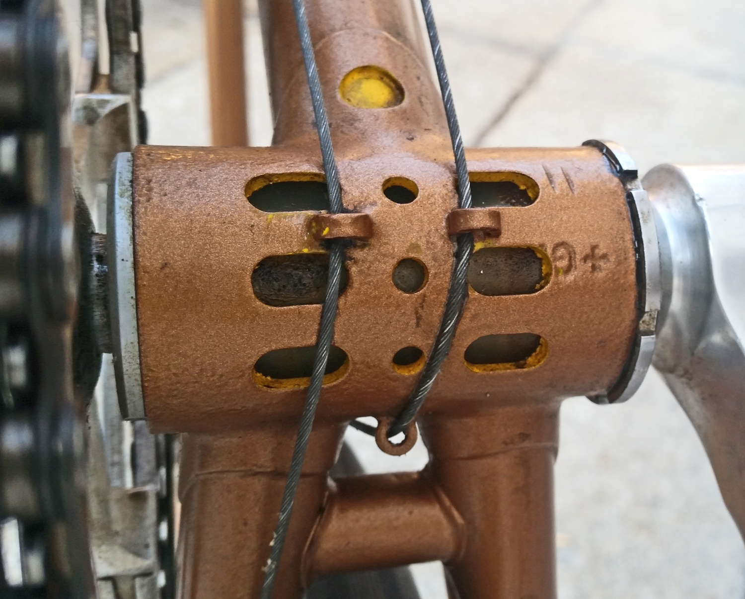 BICICLETTA-Diametro presa 53mm 16T Staffa Inferiore Bicicletta Paracatena-Strumento per COLNAGO 