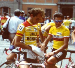 Paletti e Pantani al Giro d'Italia del 1991